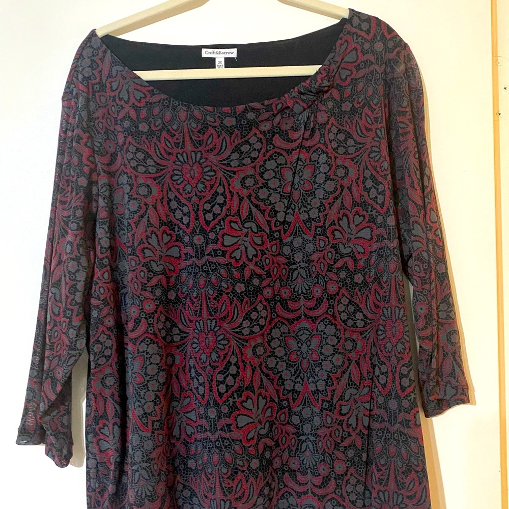 Pull over dress shirt